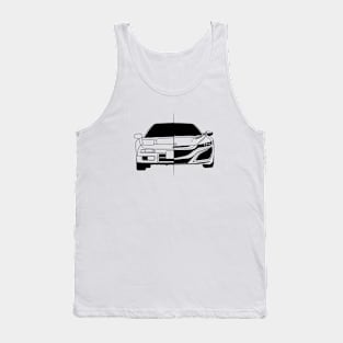 NSX Black Outline Tank Top